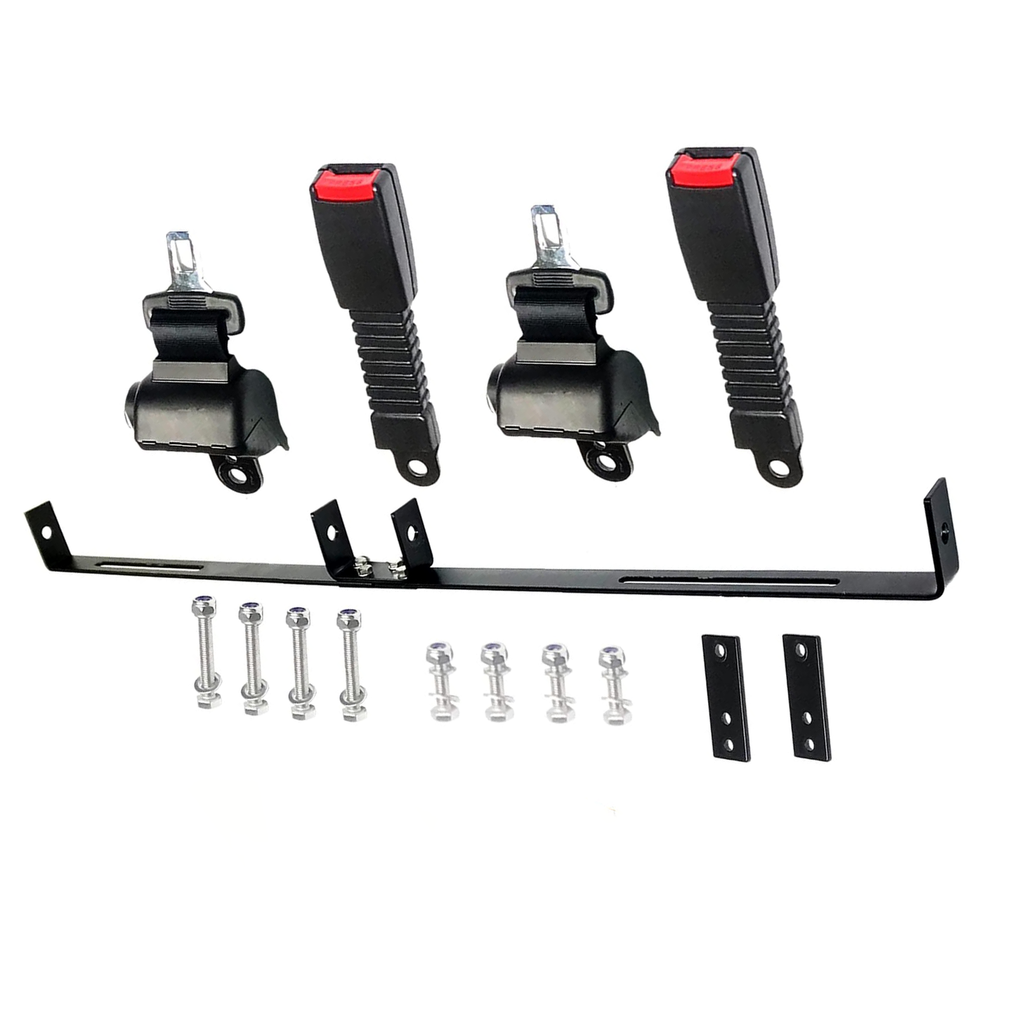 Ceinture de sécurité rétractable 42 pouces avec support pour voiturettes de golf Yamaha EZ-GO TXT RXV, Club Car DS EV Star et la plupart des autres modèles.