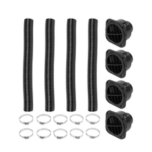 42mm Auxiliary Parking Heater Flexible Exhaust Duct Pipe With Air Outlet for Webasto Eberspacher D4 5KW - KUDUPARTS