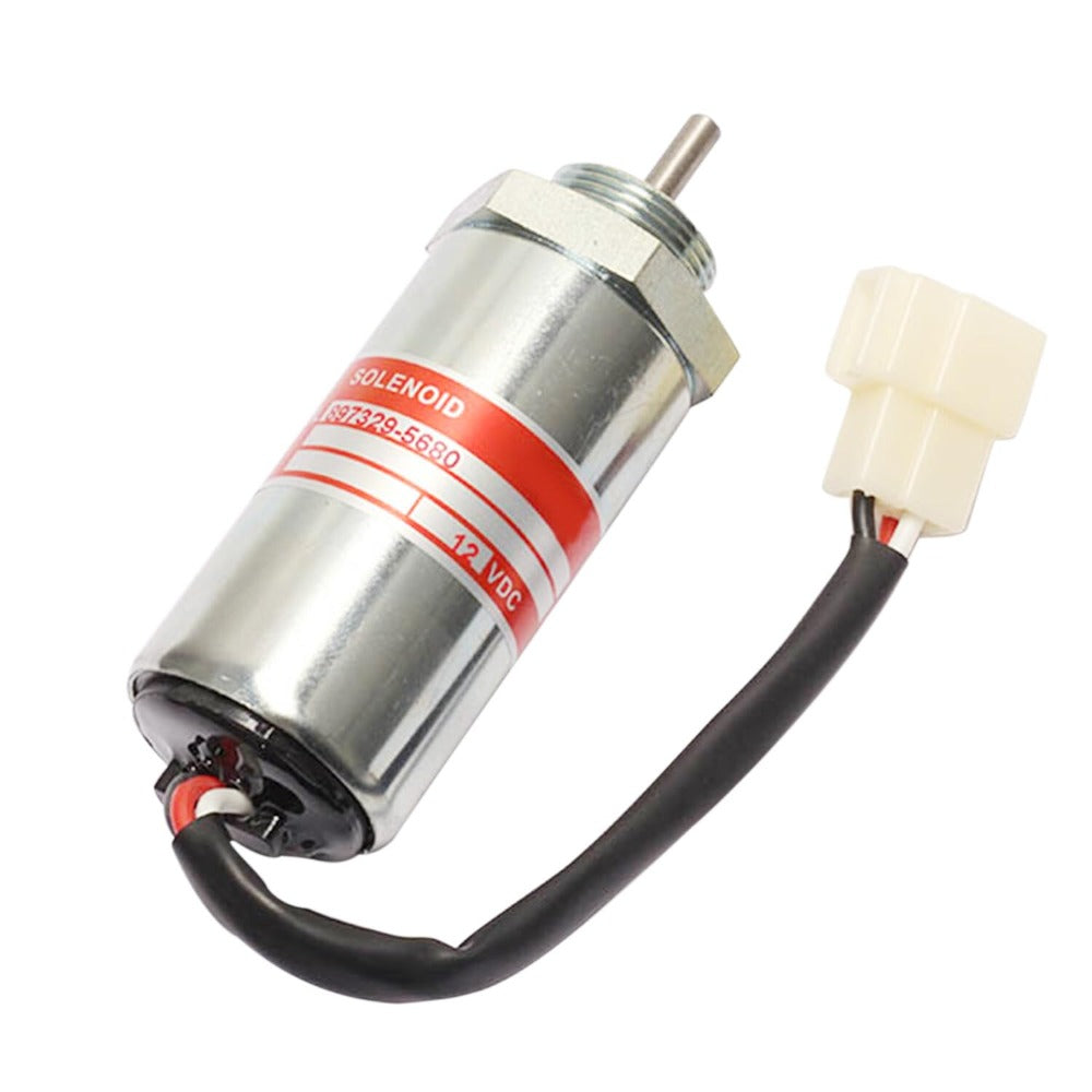 24V Flameout Solenoid Switch 87209-1152 for Hitachi Excavator EX70 - KUDUPARTS