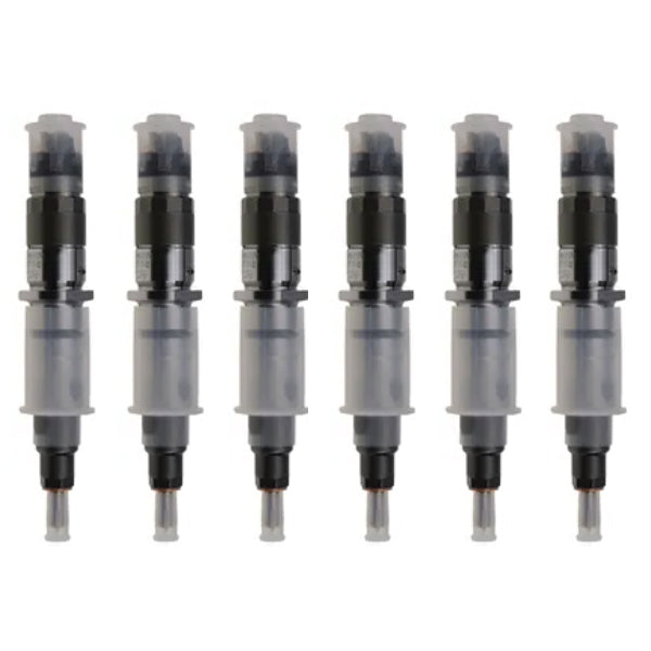 6 PCS Fuel Injector 4940170 for Cummins Engine QSC8.3 QSL8.9 ISBE4 ISL QSL9 - KUDUPARTS