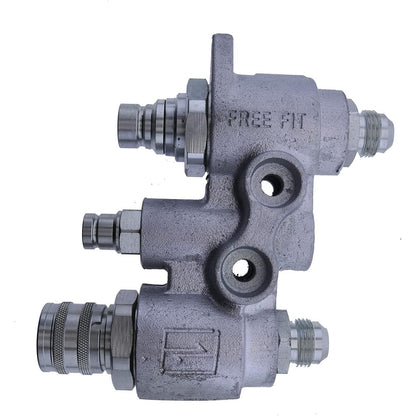 Collecteur hydraulique Faster 4BD4FH à connexion rapide à face plate Saturn Block Bobcat