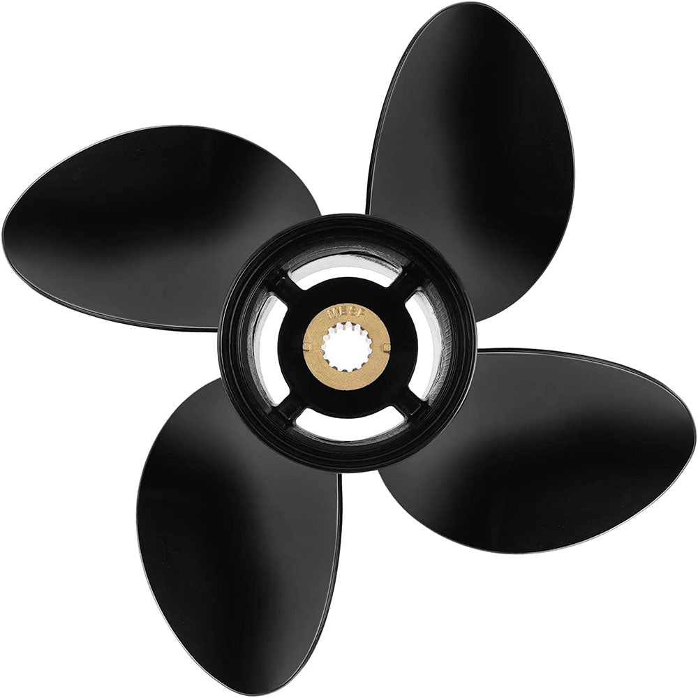 4 Blade Prop 13x17 Propeller 48-8M8026590 for Mercury Outboard 40-140HP Pontoon - KUDUPARTS