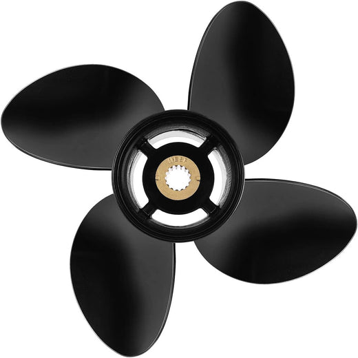 4 Blade Prop 13x17 Propeller 48-8M8026590 for Mercury Outboard 40-140HP Pontoon - KUDUPARTS