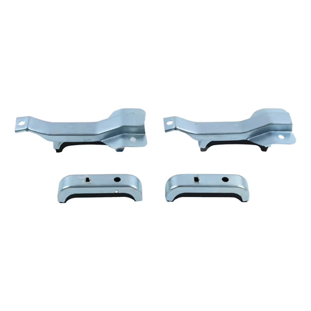 4 Core Heavy Duty Radiator Bracket Kit 1099ZB 1099ZC for Chevrolet C10 C20 C30 Blazer Suburban GMC Jimmy 1967-1972 - KUDUPARTS