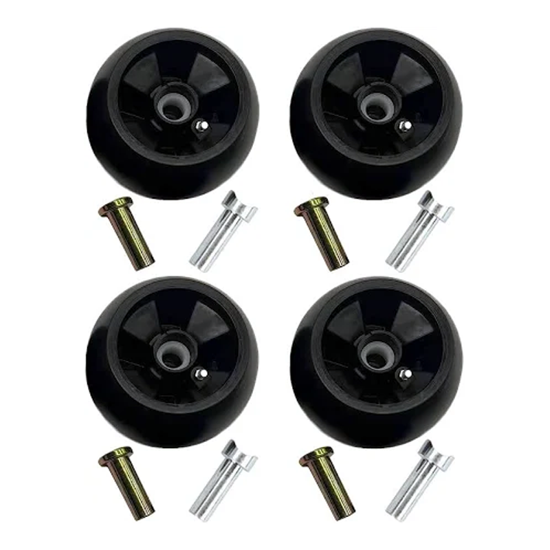 4 Deck Wheels AM125172 for John Deere X465 X475 X485 X495 X575 LX289 X330 X370 X730 X710 X730 48" 62" - KUDUPARTS
