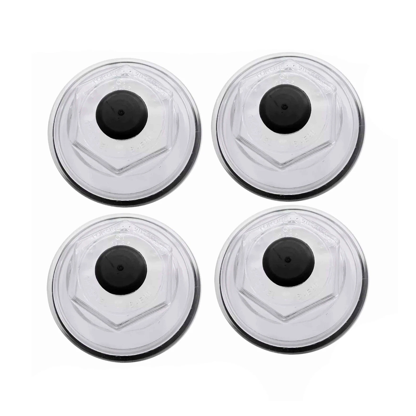 4 Oil Bath Caps 21-88 for Trailer Axle Dexter 9K 10K 8-415 430 After 2009