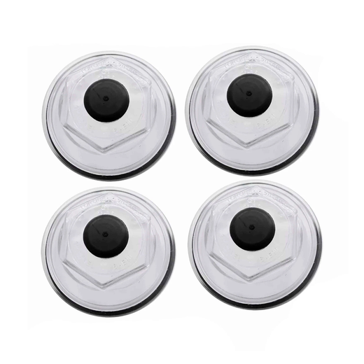 4 Oil Bath Caps 21-88 for Trailer Axle Dexter 9K 10K 8-415 430 After 2009 - KUDUPARTS