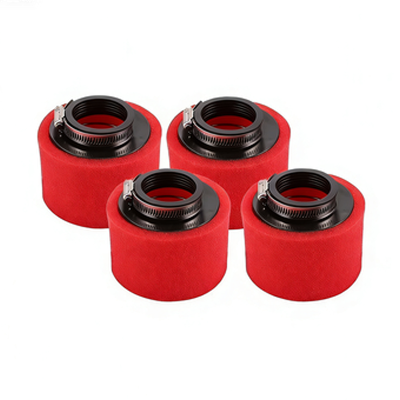4 Pcs 48mm Red Air Filter for GY6 50cc Motorcycle Scooter Bike Dirt Pit ATV