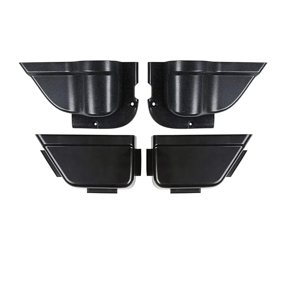 Lot de 4 boîtes de rangement latérales pour portes avant et arrière, avec poches de rangement, pour Jeep Wrangler JK JKU 2011-2018
