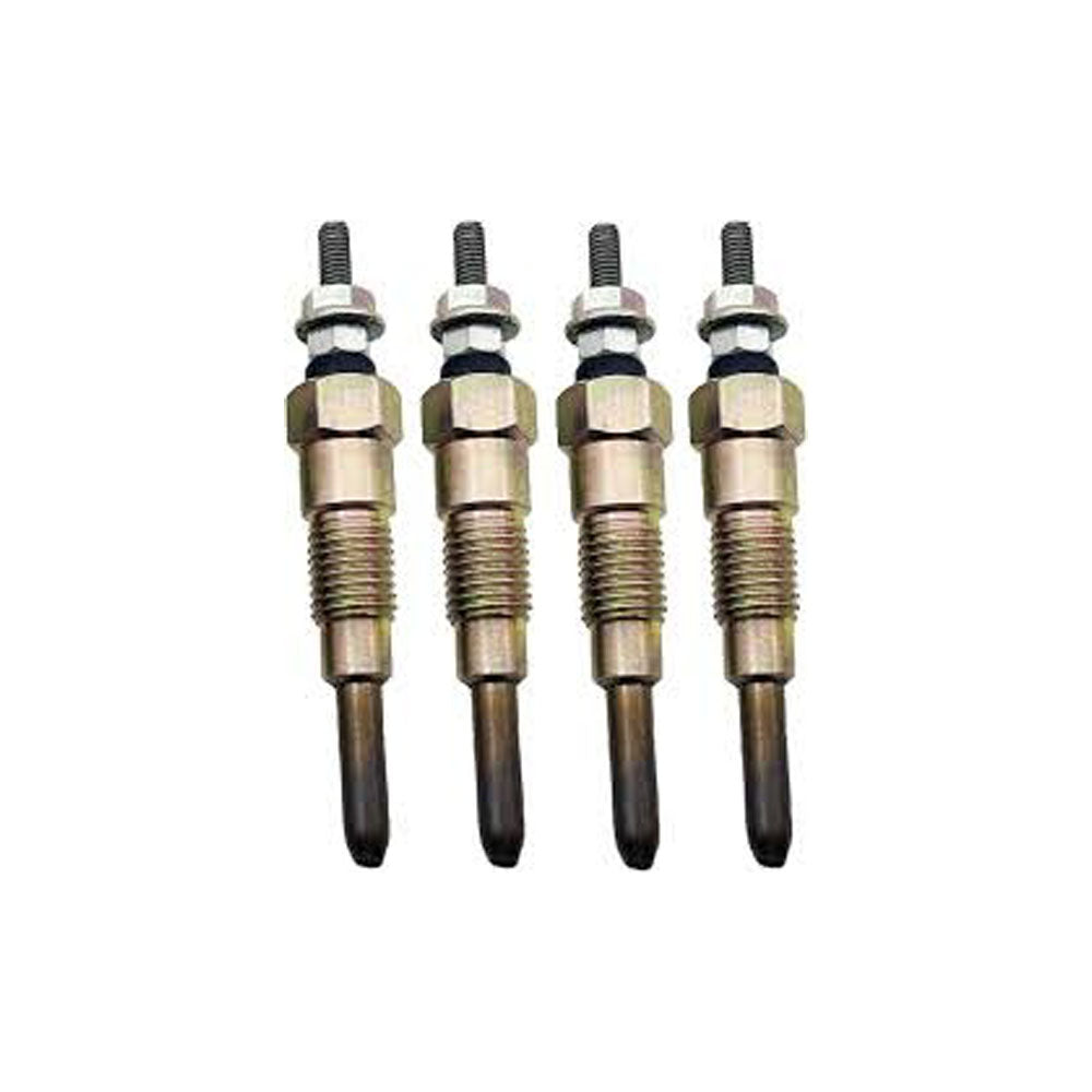 4Pcs Glow Plug 119717-77800 for Komatsu 2D70E 3D76E 4D92E 4D94LE 4D98E Yanmar 4TNE92 4TNE98 4TNV76 3YM30 3TN75 3TN66 3TN82 Engine - KUDUPARTS