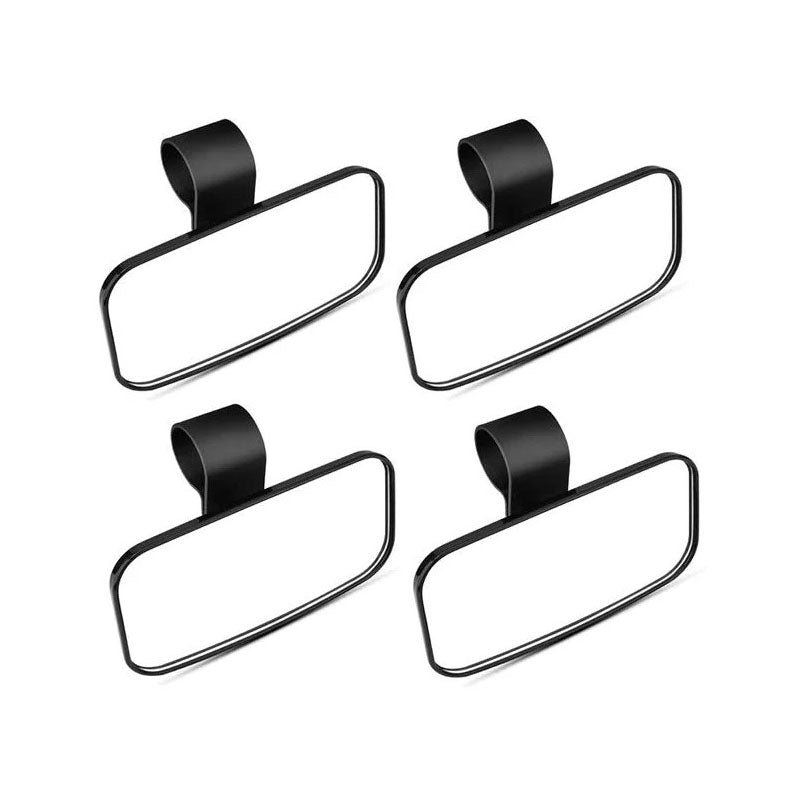 4 Pcs Rear View Center Mirror Convex FTVMI019 for 1.5-2 Polaris RZR Honda Talon Yamaha Viking UTV - KUDUPARTS