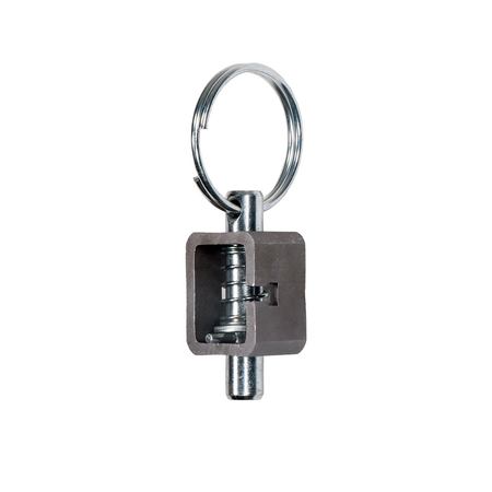 4 Pieces 5/8" Universal Long Spring Lock Steel Latch Assembly for Trailers - KUDUPARTS