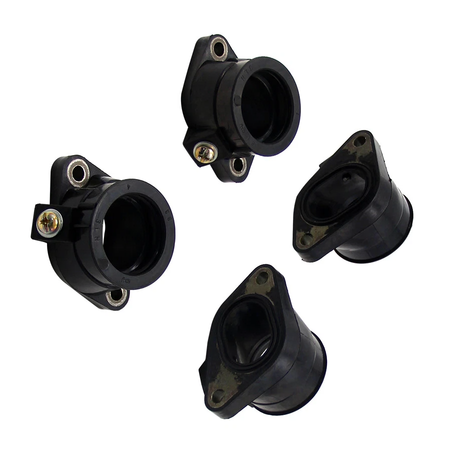 4 Pieces Carb Holder Intake Manifold Boot 3LN-13586-00 for Yamaha FZR250 FZR250R 1989-1994 - KUDUPARTS