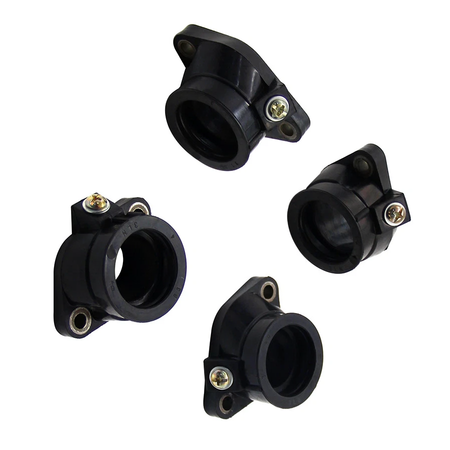 4 Pieces Carb Holder Intake Manifold Boot 3LN-13586-00 for Yamaha FZR250 FZR250R 1989-1994 - KUDUPARTS