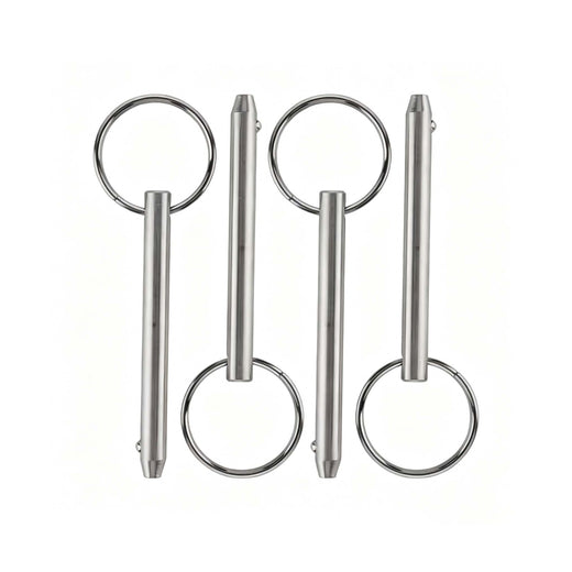 4 Pieces Diameter 1/4" Usable Length 2" Overall Length 2.56" Quick Release Pin - KUDUPARTS