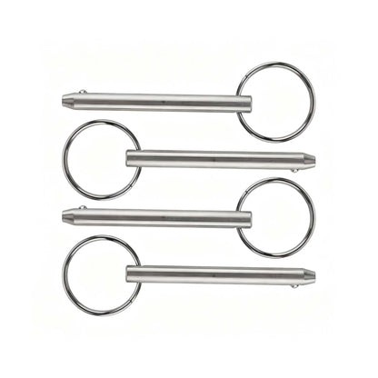 4 Pieces Diameter 1/4" Usable Length 2" Overall Length 2.56" Quick Release Pin