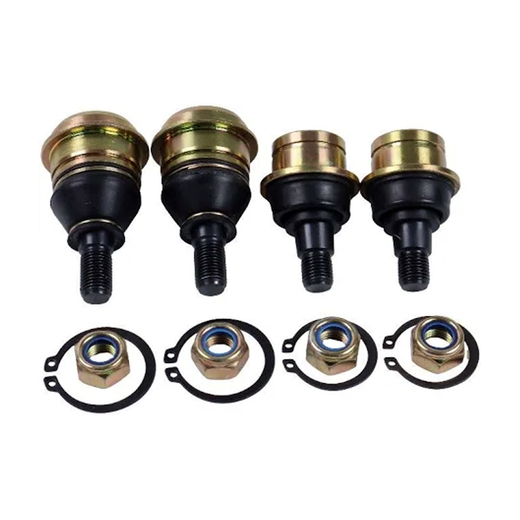 4 Pieces Front Suspension Upper Lower Ball Joint AM146066 AM142542 for Yanmar 3TNV70 Kawasaki FD620D Engine John Deere Utility Vehicle UV72 XUV 845E - KUDUPARTS