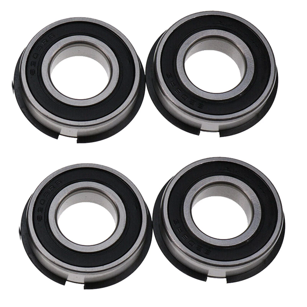 4 Pieces Front Wheel Bearing AM33797 AM102605 for John Deere Tractor 110 112 140 200 208 210 212 214 216 300 312 314 316 317 318 420 - KUDUPARTS
