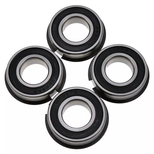 4 Pieces Front Wheel Bearing AM33797 AM102605 for John Deere Tractor 110 112 140 200 208 210 212 214 216 300 312 314 316 317 318 420 - KUDUPARTS