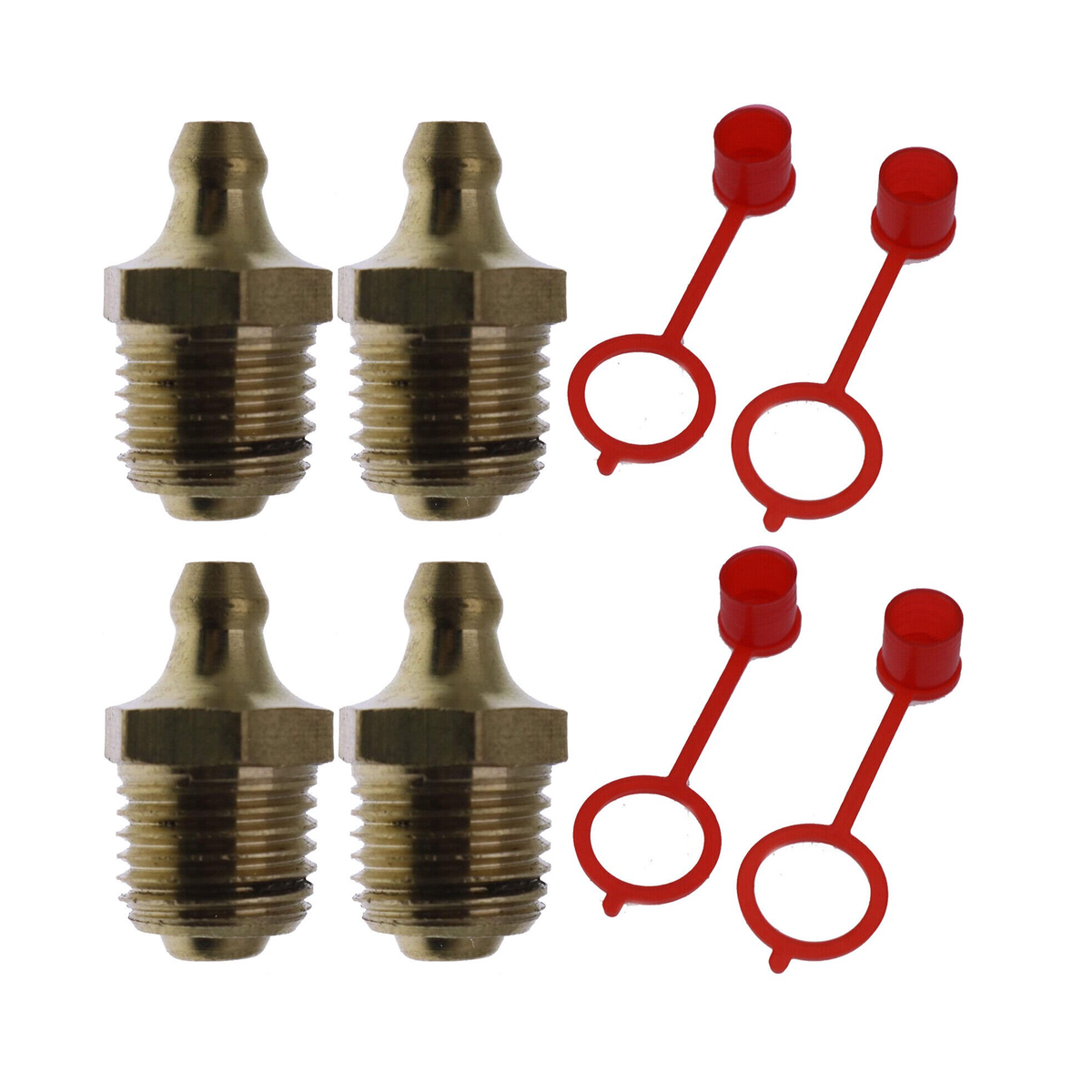 4 Pieces Grease Zerk Fitting 743332 for Bobcat Loader 751 753 763 773 843 853 863 864 - KUDUPARTS