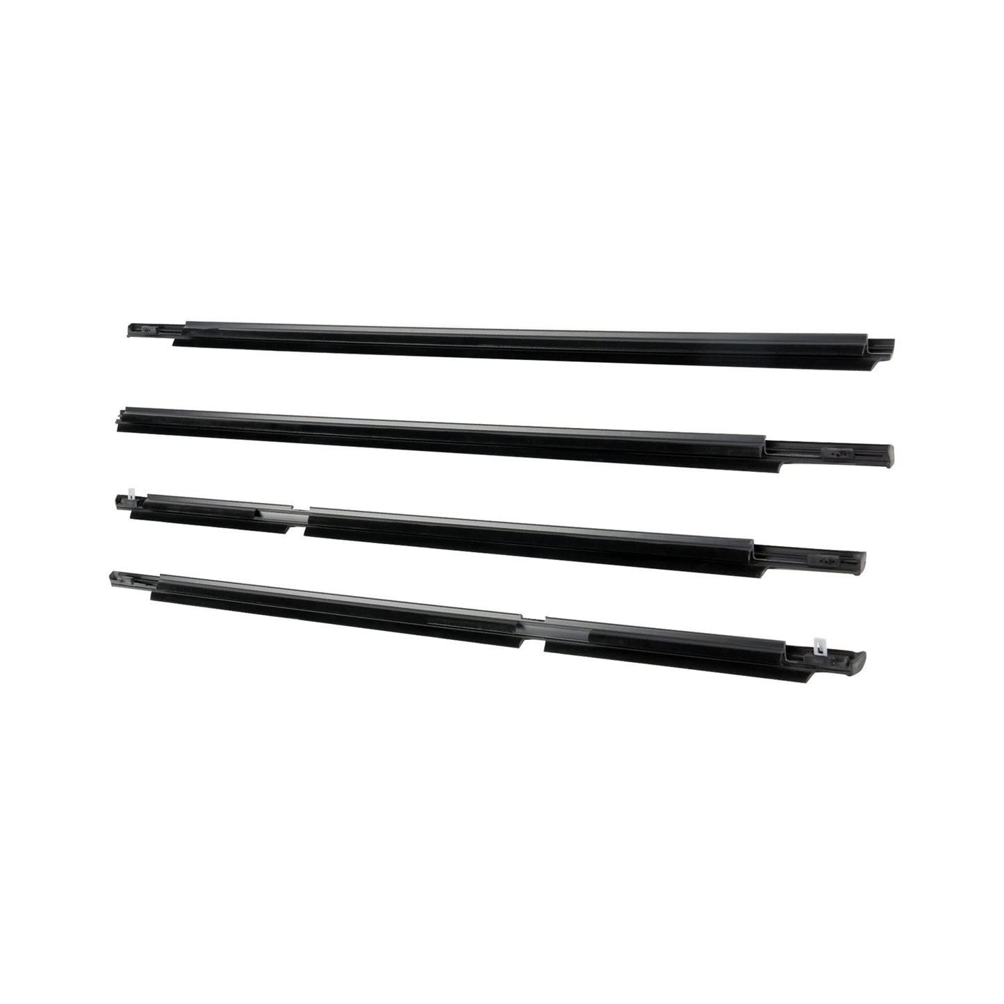4 Pieces Outside Window Weatherstrip Seal Belt Moulding 75711-60080 for Lexus GX470 4.7L 2003-2009