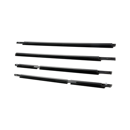 4 Pieces Outside Window Weatherstrip Seal Belt Moulding 75711-60080 for Lexus GX470 4.7L 2003-2009