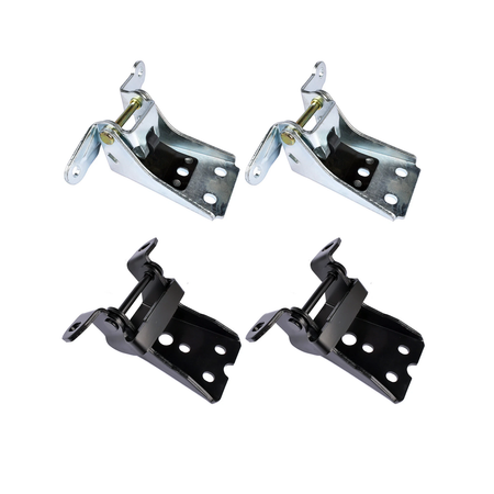 4 Pieces Upper & Lower Door Hinge 925-066 925-068 E8TZ1522810A for Ford F150 F-250 F-350 Granada Thunderbird Mercury Cougar Marquis - KUDUPARTS