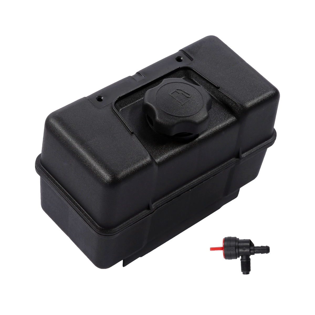 4 Quart Fuel Tank With Cap and Shut Off Valve 691993 493337 1918646 for Briggs & Stratton Engine 192412-1167-E1 192432-1206-E1 - KUDUPARTS
