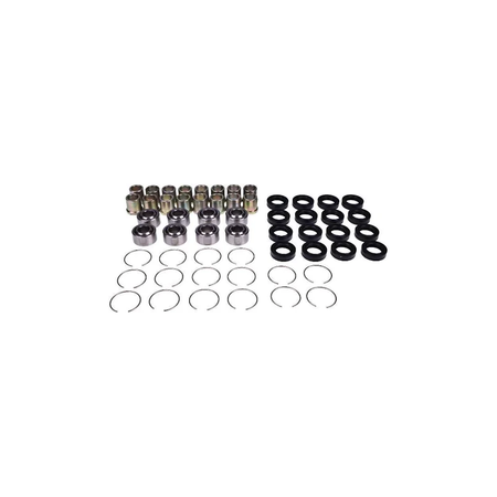 4 Sets A-Arm Bearing Bushing 91077-HB9-671 91077-HB9-672 for Honda FL400R TRX250X TRX300X TRX400EX TRX400X TRX450ER TRX450R - KUDUPARTS