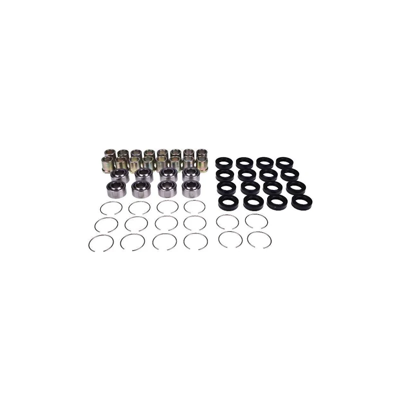 4 Sets A-Arm Bearing Bushing 91077-HB9-671 91077-HB9-672 for Honda FL400R TRX250X TRX300X TRX400EX TRX400X TRX450ER TRX450R - KUDUPARTS