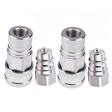 4 Sets Hydraulic Coupler Kit AM37982 AM37983 for John Deere Tractor 140 300 314 316 317 420 430 650 850 950 1050 Loader 245 240 260 280 245M 280 Mower F1145 F935