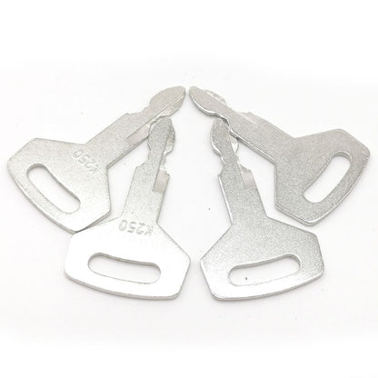 Lot de 4 clés de contact K250 pour excavatrices Kobelco New Holland Case, pour équipement lourd, expédiées aux États-Unis