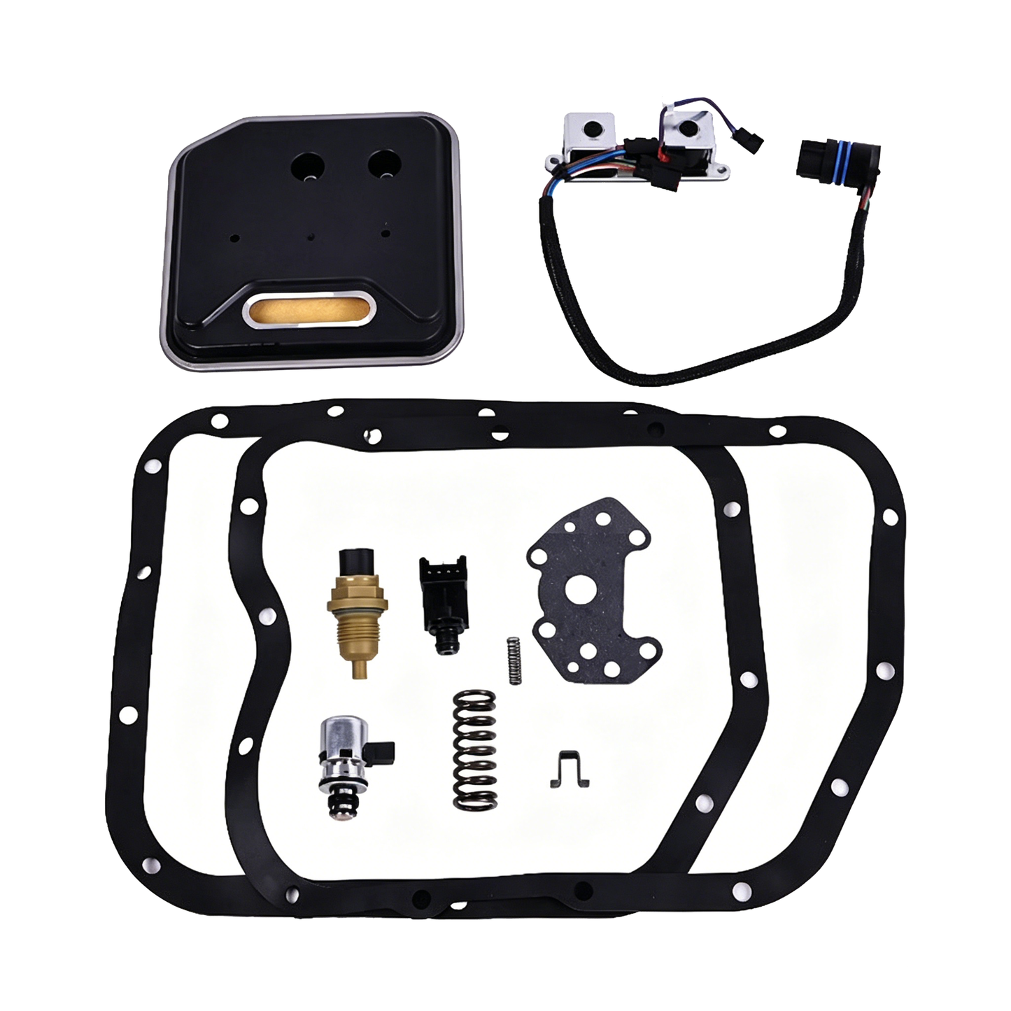 42RE 44RE 46RE 47RE 48RE Square Plug Transmission Solenoid Service Upgrade Kit 52118500AB for Dodge Ram 1500 2500 3500 Jeep Grand Cherokee