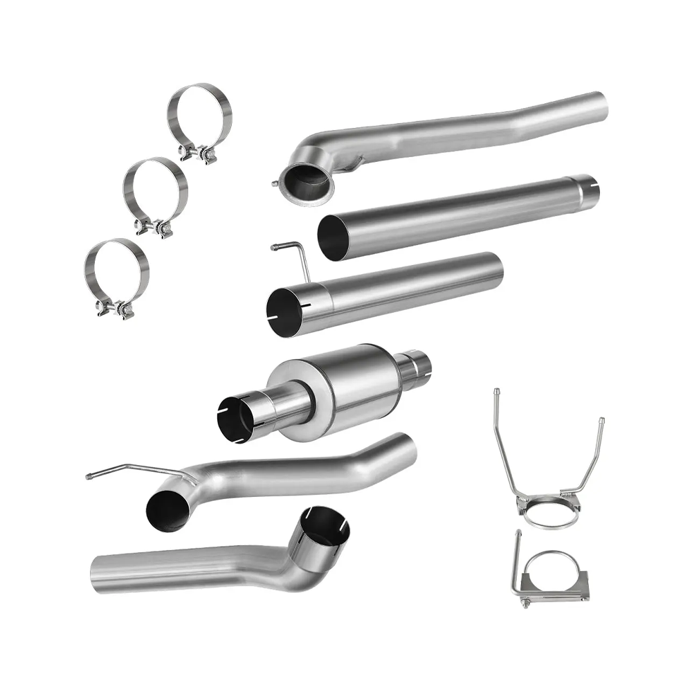 4'' Cat and DPF Delete Race Pipe for Cummins Engine 6.7L Dodge Truck Ram 2500 Ram 3500 2007.5-2012