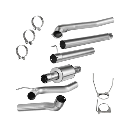 4'' Cat and DPF Delete Race Pipe for Cummins Engine 6.7L Dodge Truck Ram 2500 Ram 3500 2007.5-2012