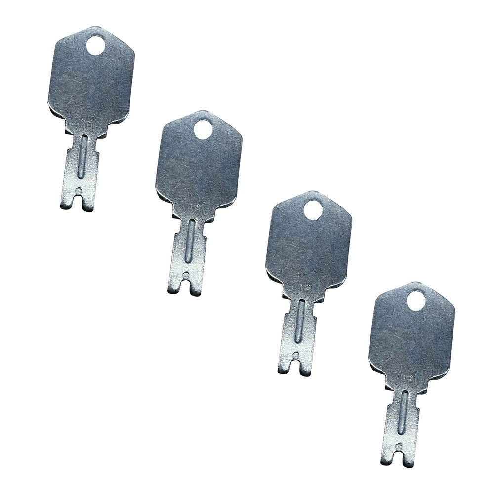 4 Llaves para montacargas Clark Yale Hyster Komatsu Gradall Gehl Crown 166 Llave Hyster Envío a EE. UU.