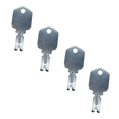 4 Llaves para montacargas Clark Yale Hyster Komatsu Gradall Gehl Crown 166 Llave Hyster Envío a EE. UU.