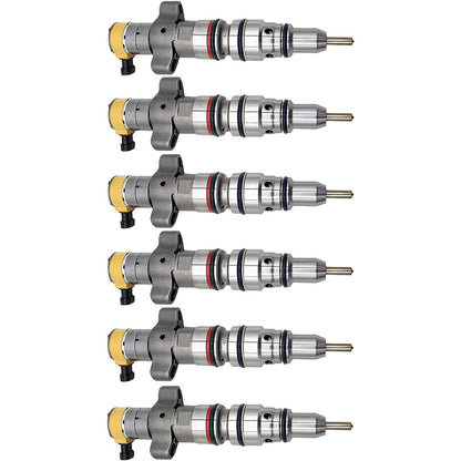 6 Pcs Fuel Injector 10R-7221 for Caterpillar CAT Engine C9 - KUDUPARTS