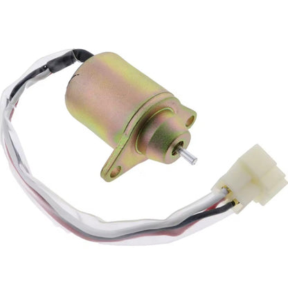 Fuel Stop Solenoid 119285-66500 for Yanmar Komatsu 3D72N Engine Takeuchi TB014 Excavator - KUDUPARTS