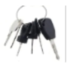 6 Pcs Ignition Keys for JCB New Holland Terex Ford CASE Heavy Equipment - KUDUPARTS