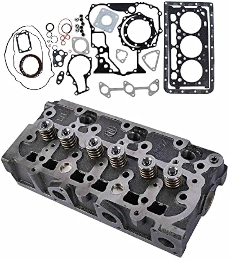 Cylinder Head Assy for Kubota D902 with Valves Spring +Full Gasket Kit - KUDUPARTS