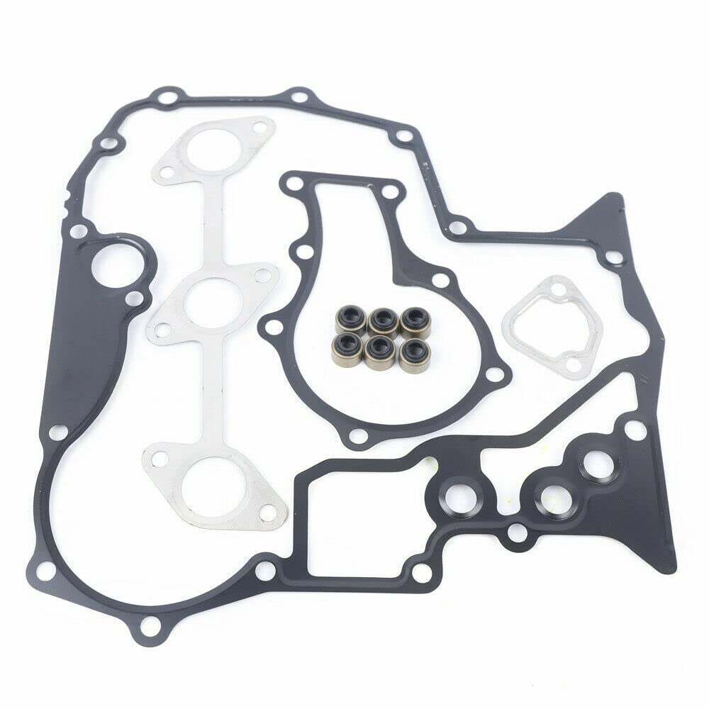 Complete Cylinder Head & Full Gasket Kit with Valve Spring for Kubota Engine D902 ZD323 / Kubota Utility Vehicle RTV900W RTV900W6 RTV900W6S RTV900W9 RTV900 - KUDUPARTS