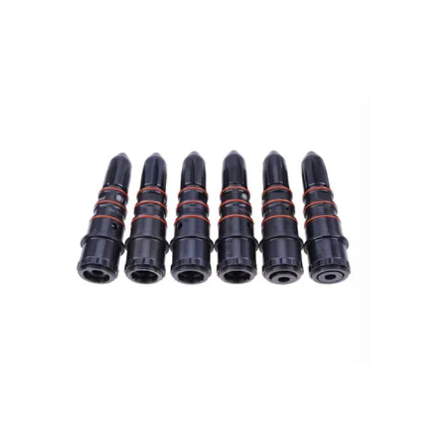 6PCS Fuel Injector 3030445 3060594 for Cummins Engine NTC N855 NT855 NTA855 N14 NTA855A - KUDUPARTS