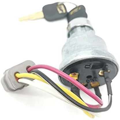 110-7887 467-8535 47031 Ignition Switch with 2 Keys for CAT Caterpillar 906H 906H2 906K 906M 415 415F2 IL 416 416F2 420 420XE D5R2 D6K D6K2 D6N 216B3 226B3 226D 226D3 232D 232D3 236B3 - KUDUPARTS