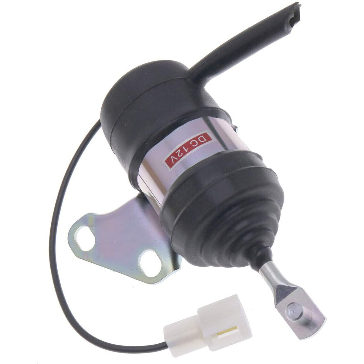 Fuel Stop Solenoid 12V for Kubota BX24 BX25 BX1800D BX1830D BX1850D BX1860D - KUDUPARTS