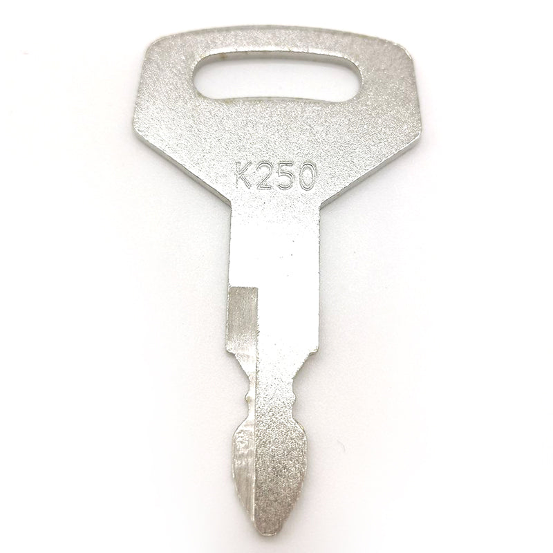 Lot de 5 clés pour pelle Kobelco, équipement lourd, logo OEM K250, compatible avec boîtier, Kawasaki, livraison aux États-Unis