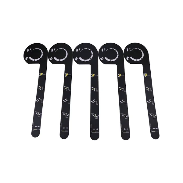 Lot de 5 autocollants de vitesse et de fonction 1702567 pour nacelles élévatrices JLG 600S, 600SJ, 660SJ, 680S, 800S, E600, 800A, E400A et E450AJ