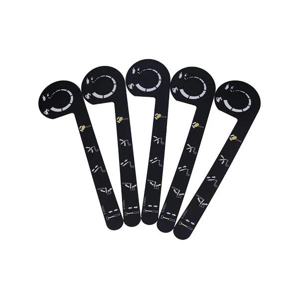 Lot de 5 autocollants de vitesse et de fonction 1702567 pour nacelles élévatrices JLG 600S, 600SJ, 660SJ, 680S, 800S, E600, 800A, E400A et E450AJ