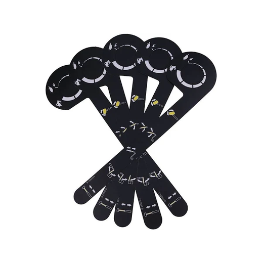 5 PCS Function Speed Decal 1702567 for JLG Boom Lift 600S 600SJ 660SJ 680S 800S E600 800A E400A E450AJ - KUDUPARTS
