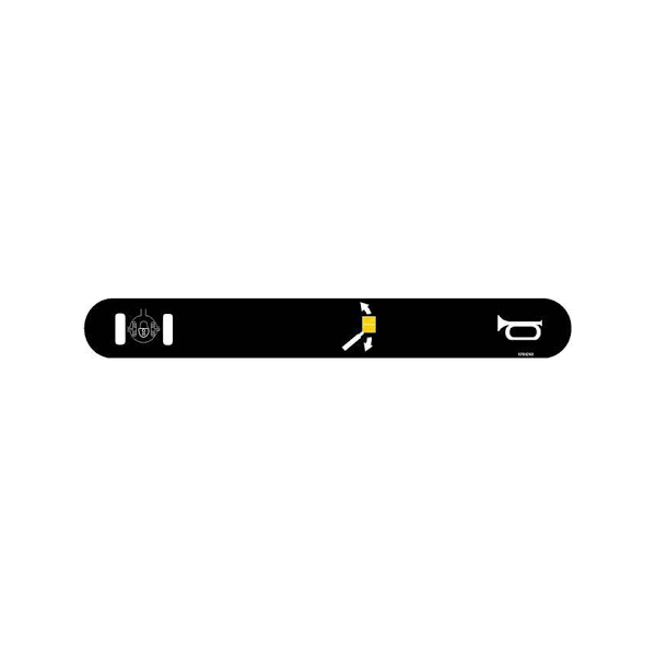 5 PCS Horn And Positrack Decal 1704240 for JLG Boom Lift E600 M600 E300A E400A E450A - KUDUPARTS